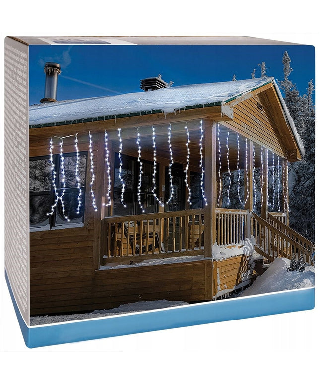 Šviečianti užuolaida girlianda Kalėdinė lauko sodo lemputės 200x100 cm