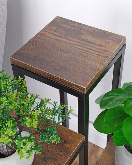 METALINIS 4 PAKOPŲ STOVAS GĖLĖMS, AUGALAMS, VAZONAMS