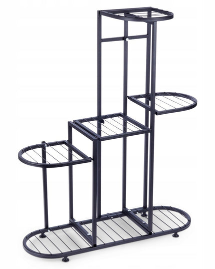 5 pakopų metalinis gėlių stovas vazonams, augalams, gėlėms