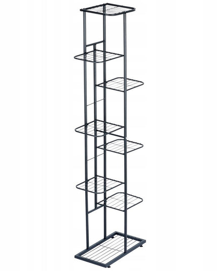 8 pakopų metalinis gėlių stovas vazonams, augalams, gėlytėms