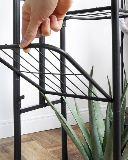 8 pakopų metalinis gėlių stovas vazonams, augalams, gėlytėms