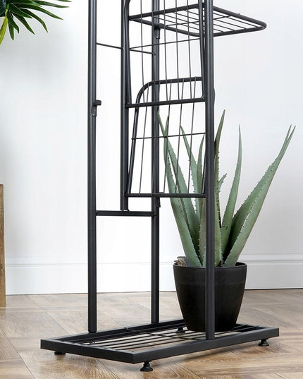 8 pakopų metalinis gėlių stovas vazonams, augalams, gėlytėms