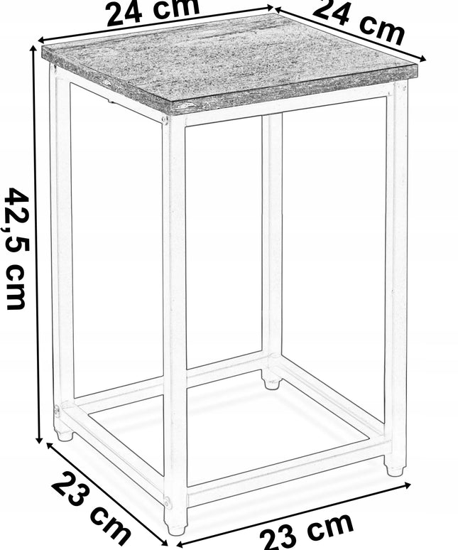Loft stiliaus gėlių stovas ARBEN CRAFT 40 cm