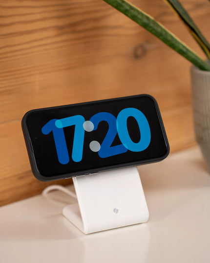Belaidis indukcinis įkroviklis su MagSafe technologija, skirtas telefonui