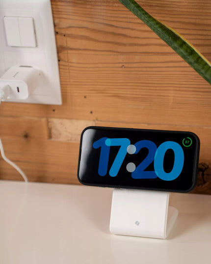 Belaidis indukcinis įkroviklis su MagSafe technologija, skirtas telefonui