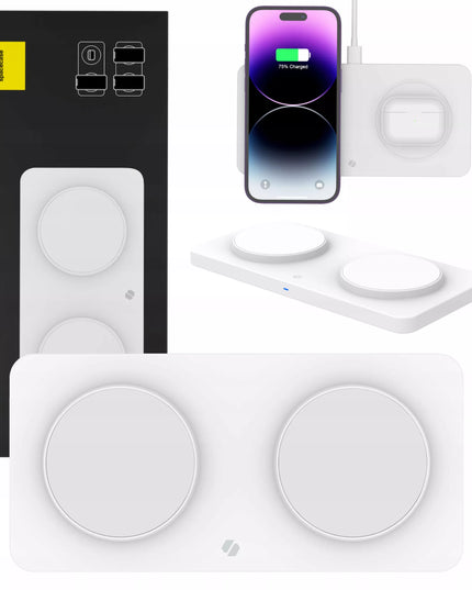 Spacecase belaidis indukcinis įkroviklis su MagSafe technologija, skirtas telefonui