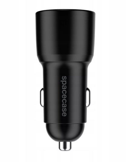 Automobilinis įkroviklis 60W 2x USB-C Type-C greitas įkrovimas QC 3.0 12V/24V