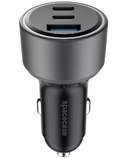 AUTOMOBILINIS ĮKROVIKLIS 60W USB, 2X USB-C, GREITAS ĮKROVIMAS 12V / 24V