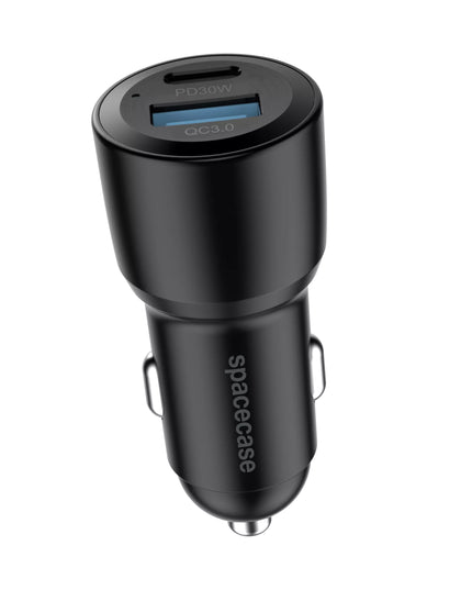 Automobilinis įkroviklis 60W USB telefonui į cigarečių degiklio lizdą USB-C 12V/24V QC