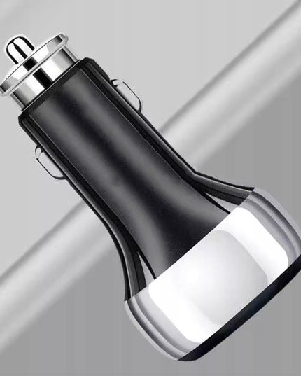 AUTOMOBILINIS ĮKROVIKLIS GREITAS ĮKROVIMAS 2x USB-C PD QC 50W GALINGAS
