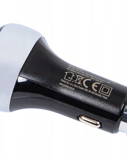 Automobilinis įkroviklis GREITAS ĮKROVIMAS 2x USB QC 36W galingas