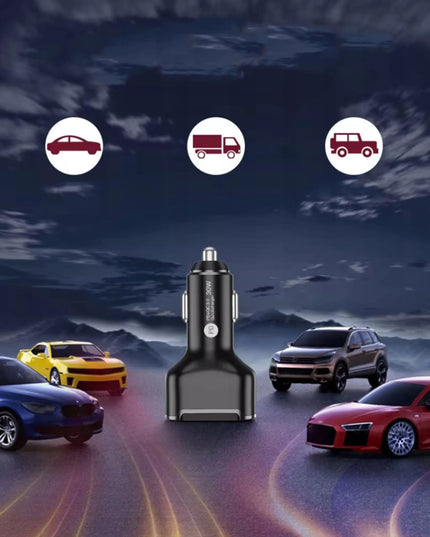 Automobilinis įkroviklis BLOW greitas įkrovimas USB 2x USB-C PD QC 68W galingas