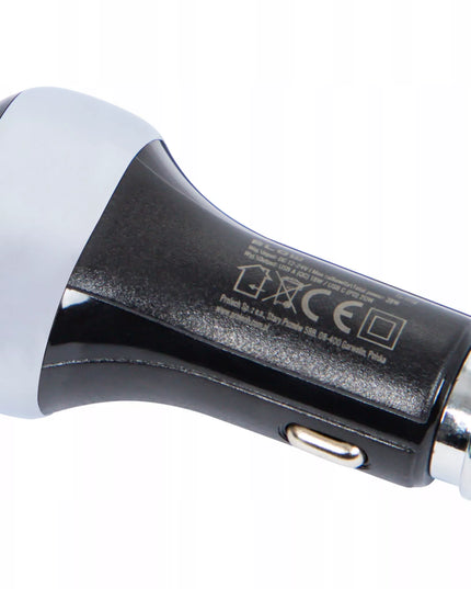 Automobilinis įkroviklis, greitasis įkrovimas, USB, USB-C PD QC, 38W, galingas