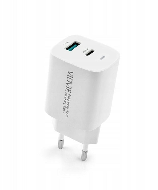 Sieninis įkroviklis iPhone 1x USB + 1x Type C + Lightning