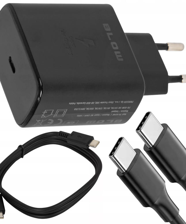 TINKLO ĮKROVIKLIS BLOW GREITAS USB-C PD 45W SU 1M KABELIU