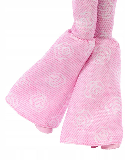 Lėlė Barbie Deluxe #12 Style Pink Denim madingų drabužių rinkinys + aksesuarai