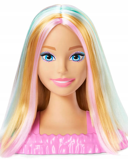 „Barbie“ plaukų stilizavimo galva, šviesūs plaukai, „Deluxe“, JFG81