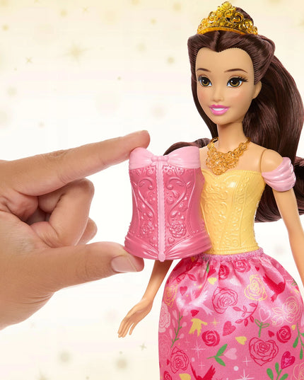 „Disney Princess“ Bella lėlė „Gražuolė ir pabaisa“, 2 viename istorijų rinkinys
