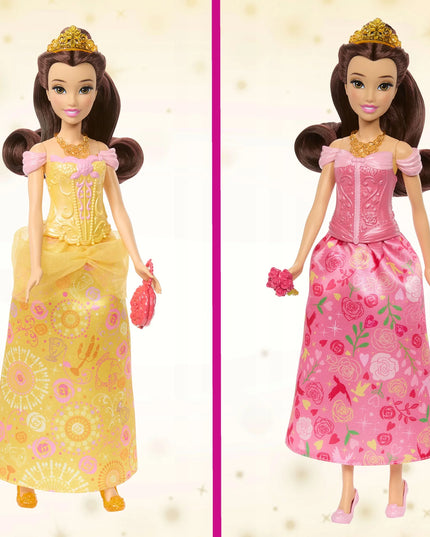 „Disney Princess“ Bella lėlė „Gražuolė ir pabaisa“, 2 viename istorijų rinkinys