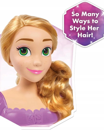 Disney Rapunzel šukuosenų formavimo ir manekeno galva – „Supainioti“ + DOVANA