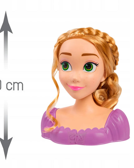 Disney Rapunzel šukuosenų formavimo ir manekeno galva – „Supainioti“ + DOVANA