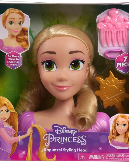 Disney Rapunzel šukuosenų formavimo ir manekeno galva – „Supainioti“ + DOVANA