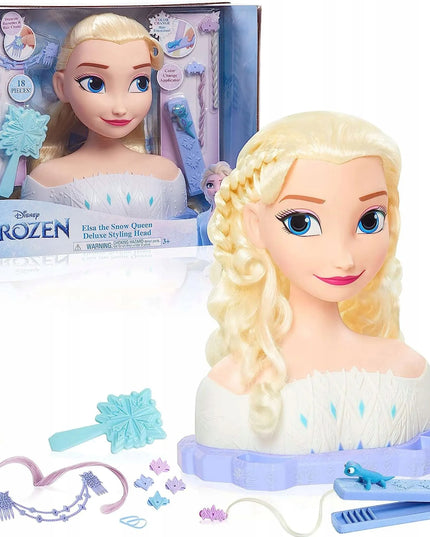 Disney Frozen Elsa šukuosenų formavimo galva