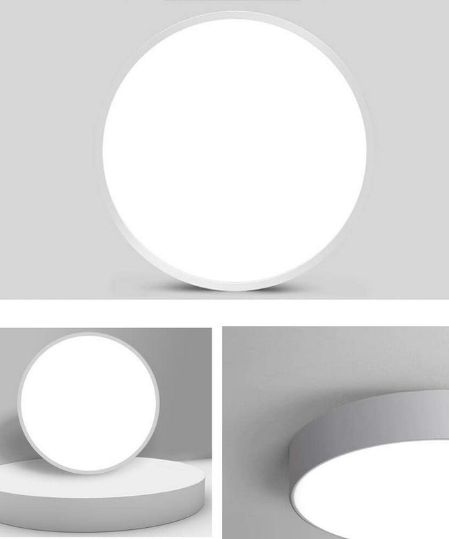 LED lubinis šviestuvas 60 cm, baltas, pakabinamas, loft stiliaus šviestuvas su nuotolinio valdymo pulteliu, 3 spalvos, 60W