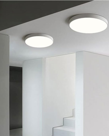 LED lubinis šviestuvas 60 cm, baltas, pakabinamas, loft stiliaus šviestuvas su nuotolinio valdymo pulteliu, 3 spalvos, 60W