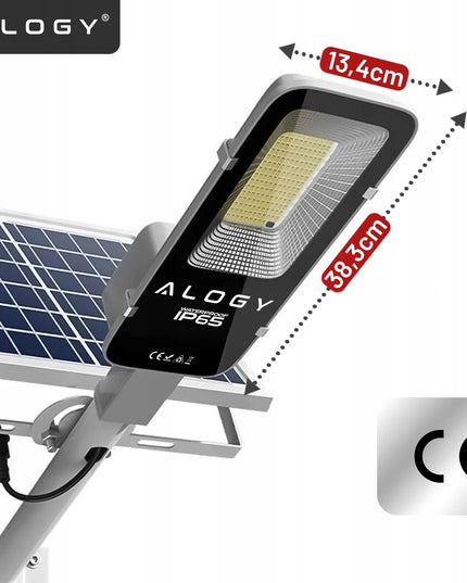 Saulės gatvės šviestuvas Alogy 1600W LED su judesio jutikliu