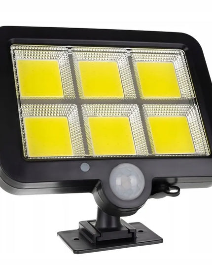 Saulės gatvių šviestuvas su LED COB judesio ir prieblandos jutikliu 2400mAh