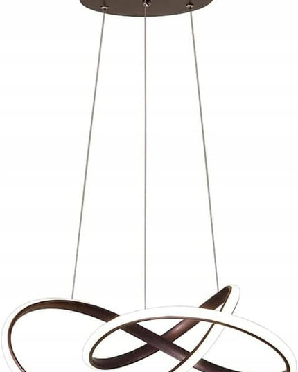 Lubinis LED šviestuvas, pakabinamas, juodas, 3 spalvos + pultelis