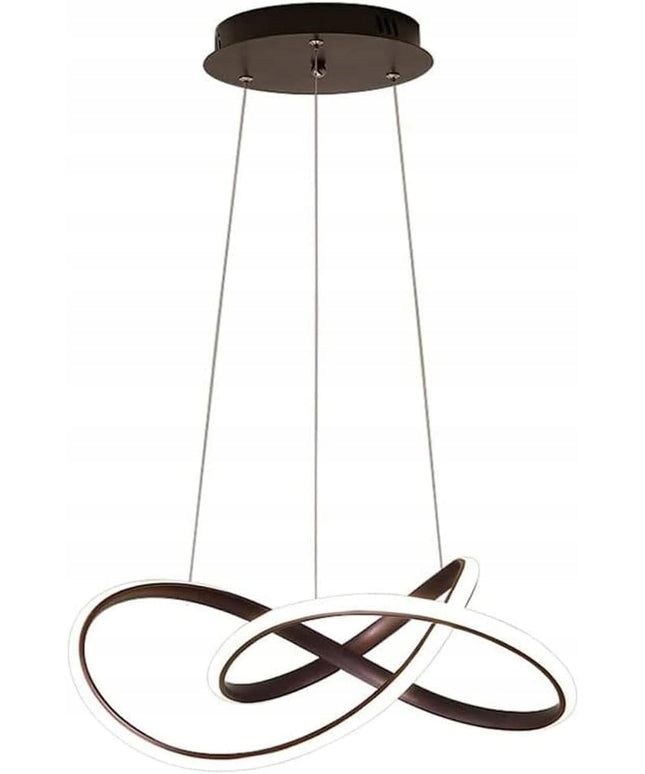 Lubinis LED šviestuvas, pakabinamas, juodas, 3 spalvos + pultelis