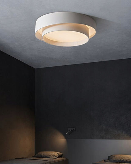 Lubinis šviestuvas plafonas LED BALTAS APVALUS 50cm LOFT MODERNUS KEIČIAMA SPALVA