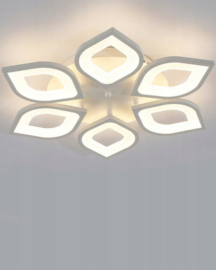 Lubinis LED šviestuvas PLAFONAS baltas 55 cm Gėlė +nuotolinio valdymo pultelis keičiama spalvos temperatūra