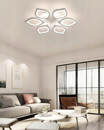 Lubinis LED šviestuvas PLAFONAS baltas 55 cm Gėlė +nuotolinio valdymo pultelis keičiama spalvos temperatūra