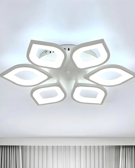 Lubinis LED šviestuvas PLAFONAS baltas 55 cm Gėlė +nuotolinio valdymo pultelis keičiama spalvos temperatūra