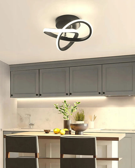 Lubinis šviestuvas plafonas LED juosta modernus šiuolaikinis sietynas lofto stiliaus