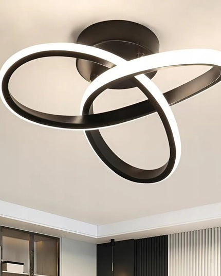 Lubinis šviestuvas plafonas LED juosta modernus šiuolaikinis sietynas lofto stiliaus