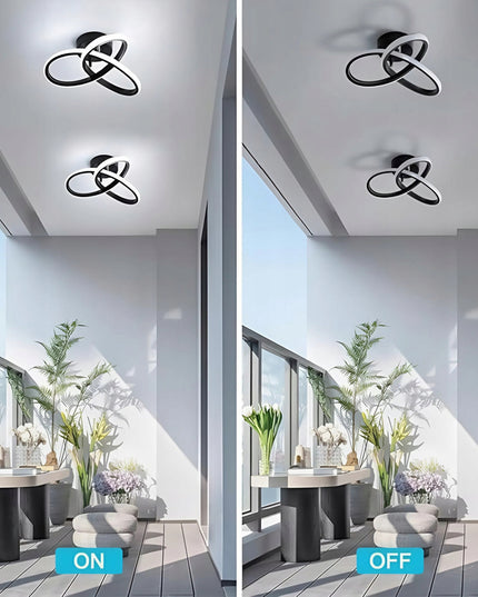 Lubinis šviestuvas plafonas LED juosta modernus šiuolaikinis sietynas lofto stiliaus