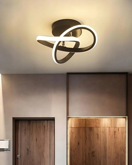 Lubinis šviestuvas plafonas LED juosta modernus šiuolaikinis sietynas lofto stiliaus