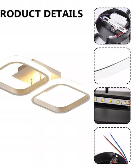 Pakabinamas šviestuvas Smartled Modern 35 cm baltas