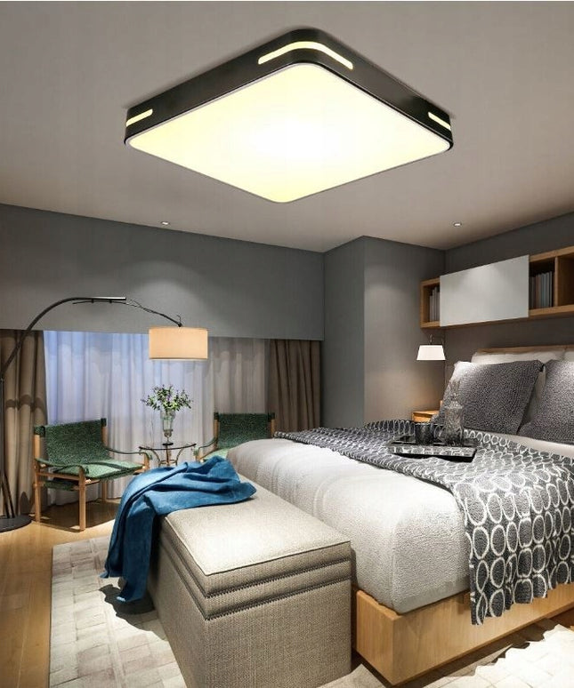 Lubinis šviestuvas pakabinamas, plafonas, juodas, baltas, LED, loft, su pulteliu, 3 spalvos