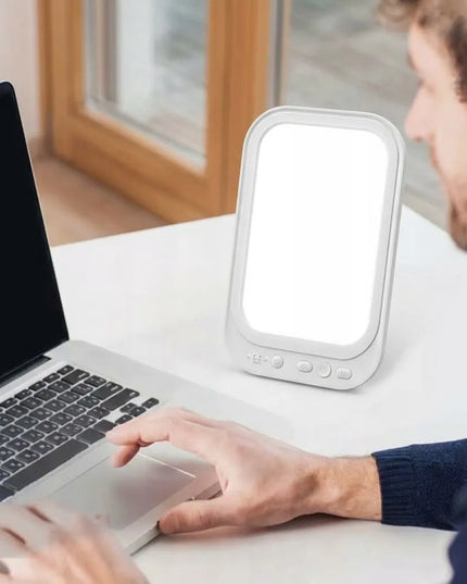 QSKY LED šviesos terapijos lempa, iki 10 000 liuksų, rudeniui ir žiemai