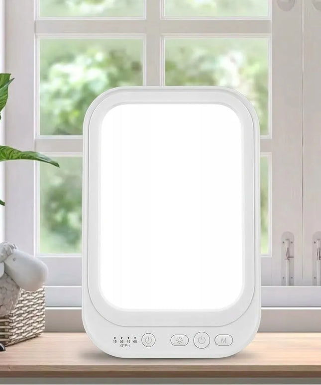 QSKY LED šviesos terapijos lempa, iki 10 000 liuksų, rudeniui ir žiemai