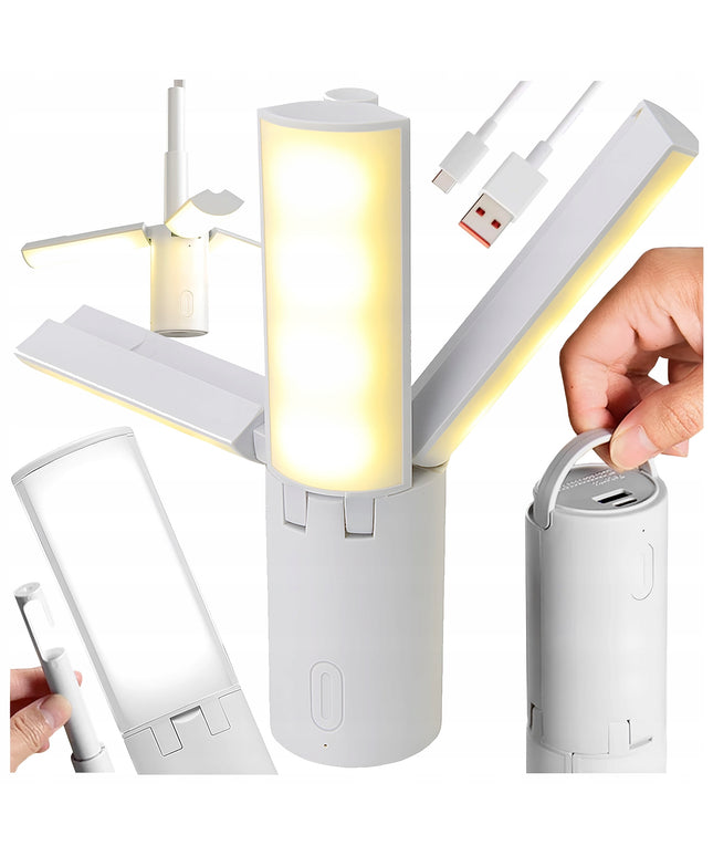 TURISTINĖ LED LEMPA ŽIBINTUVĖLIS 12H KEMPINGOVĖ NEŠIOJAMAS MIEGOJIMO KABLYS PALAPINEI