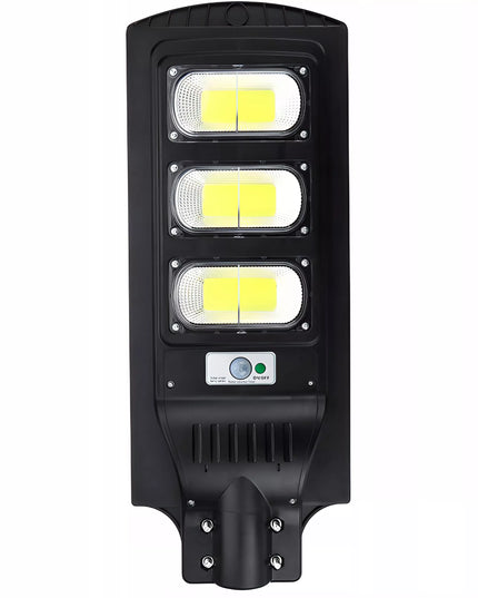 RETOO LED gatvių apšvietimo saulės lempa 240W su judesio ir sutemų jutikliu bei pulteliu XL