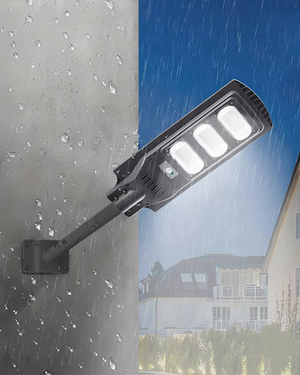 RETOO LED gatvių apšvietimo saulės lempa 240W su judesio ir sutemų jutikliu bei pulteliu XL