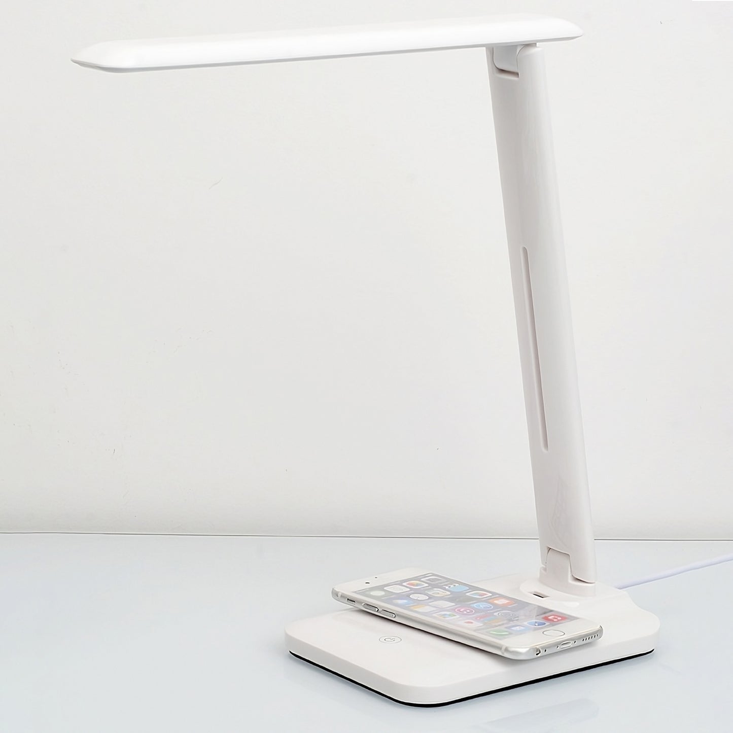 LED BRAIŽYBOS STALINĖ lempa, mokyklinė, naktinė ant rašomojo stalo + INDUKCINIS KROVIKLIS