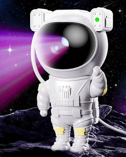 Astronauto žvaigždžių ir kosmoso LED projektorius – spalvotas, su nuotolinio valdymo pulteliu